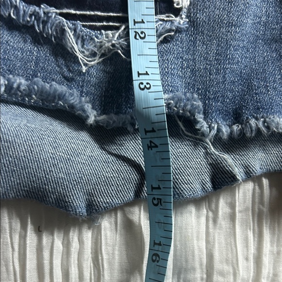 Judy Blue Women's Ripped Jean Shorts - Classic Blue - Picture 9 of 10